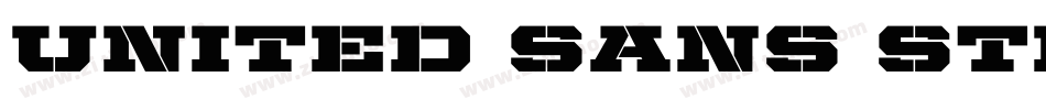 United Sans Stencil字体转换